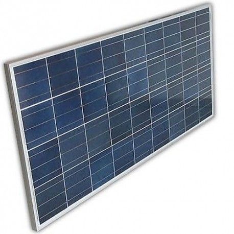Placa Solar 150w Panel Solar Fotovoltaico Polycrystalline con Cables y Conectores Ideal para Autocaravana,Caravana y Barco 